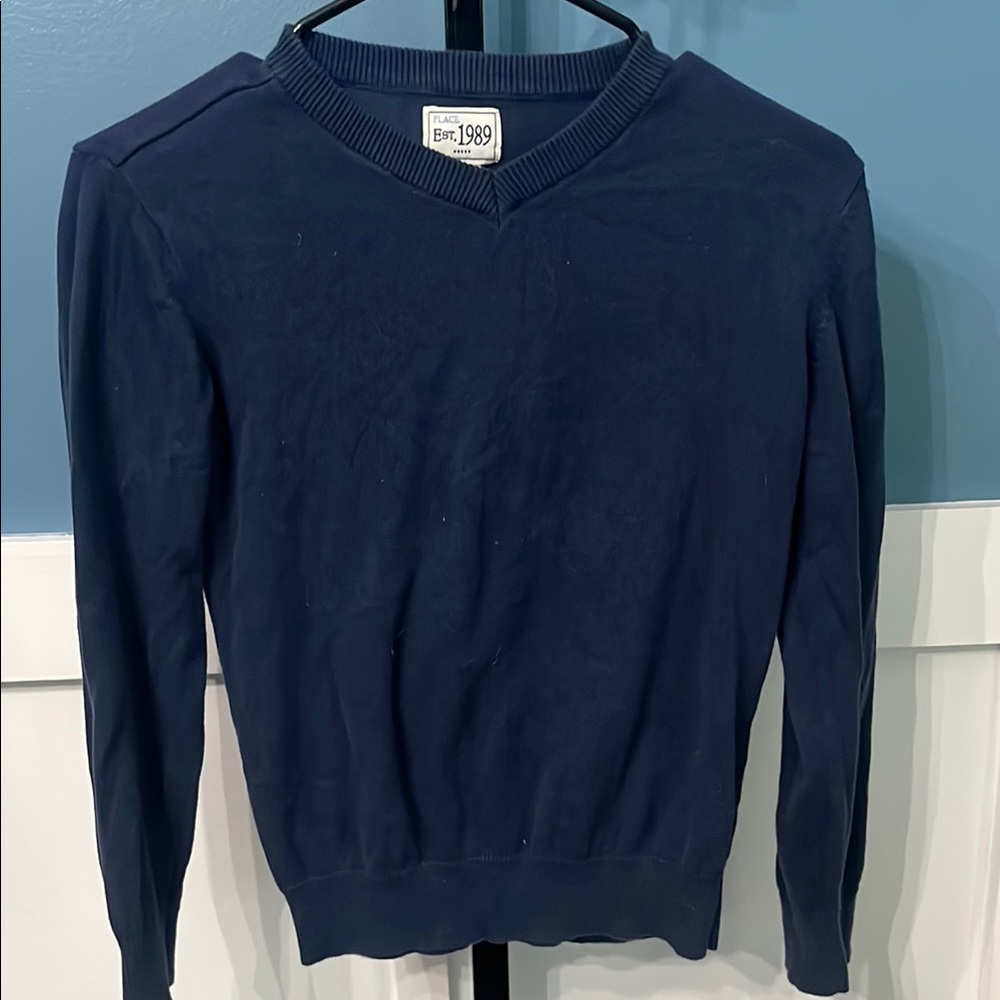 The Children's Place Blue V-Neck Knit